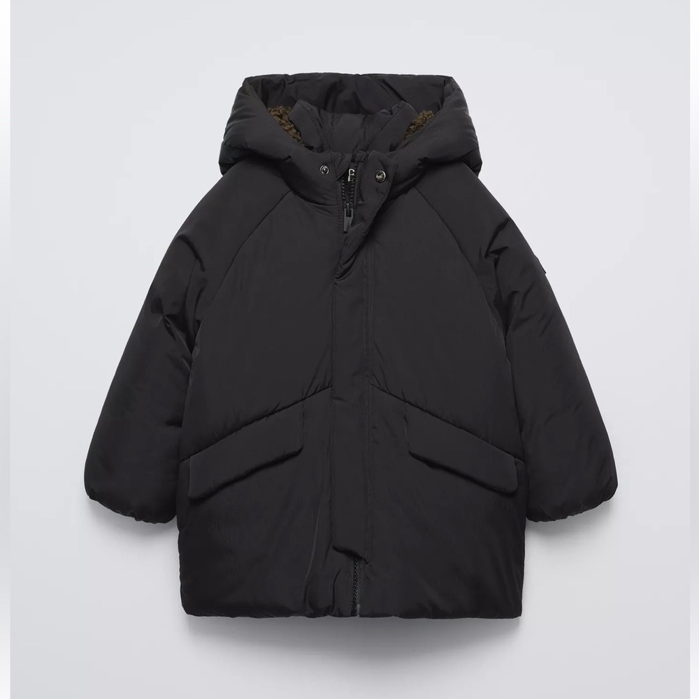 Zara Kids Water Repellent Puffer Jacket 6Y NEW